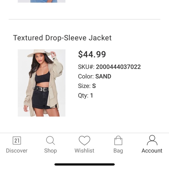 Oversized Forever 21 Jacket - Picture 2 of 5